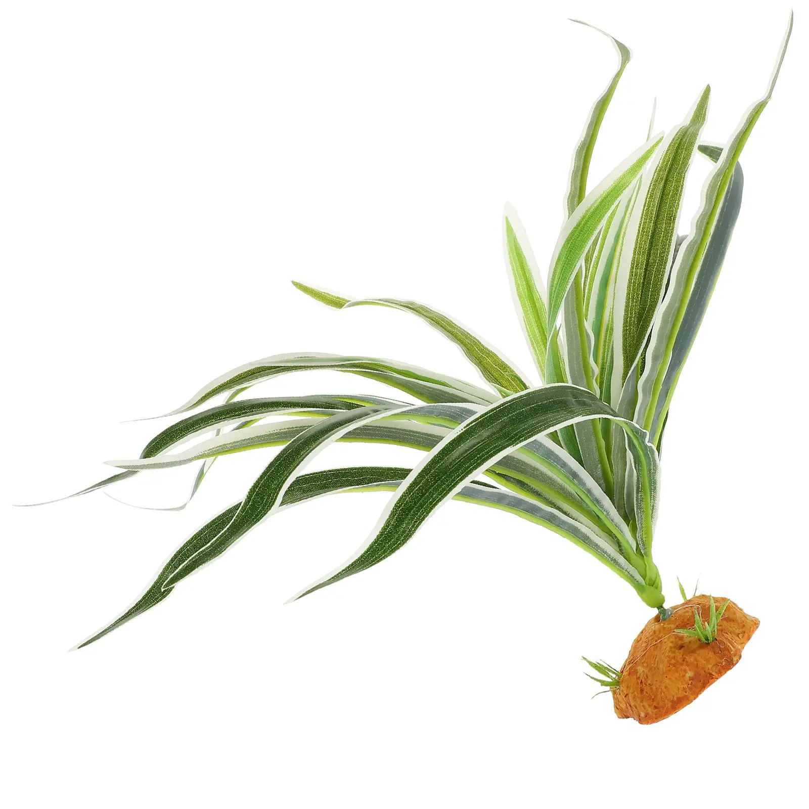 

Fake Green Grass Plant Lizard Enclosure Accessories Reptile Desert Decor Beard Reptiles Tank Plastic Plants