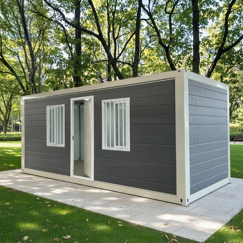Fast Build 20ft Folding Container House Studio 2 Floor Low Cost Easy Install Prefabricated Foldable Container Office 10 Minutes