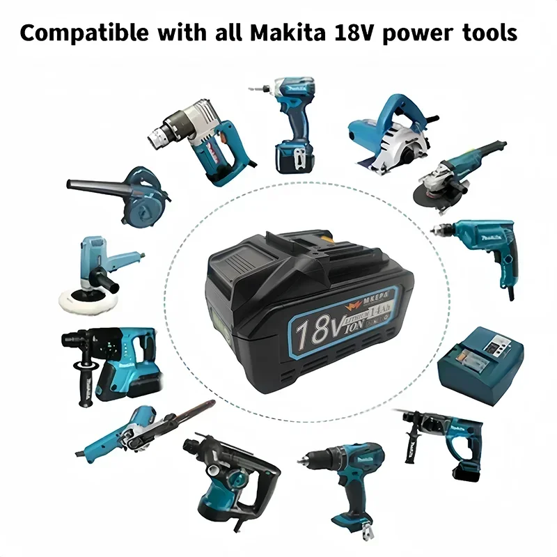 5S2P 14000mAh 21700 original makita 18V BL1830 lithium-ion rechargeable power tool battery  BL1860 BL1850 BL1860B BL1840