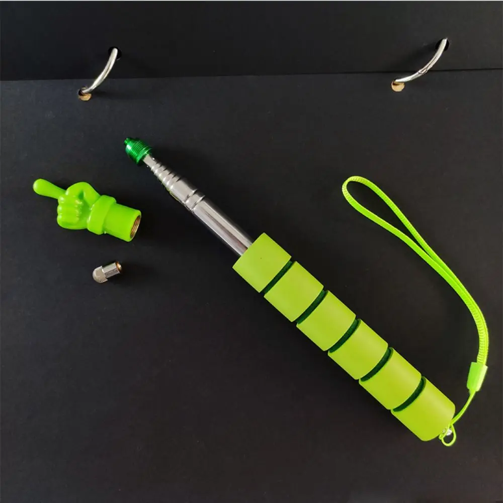 Telescopic Reading Guide Pointer Retractable Finger Shape Teaching Stick Portable Anti-slip Handheld Blackboard Presenter Stick