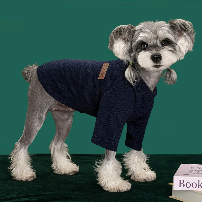 جديد الخريف الشتاء كلب سترة الملابس الدافئة للكلاب الصغيرة المتوسطة هريرة البلوز جرو سترة ملابس الحيوانات الأليفة الدافئة القط زي #5