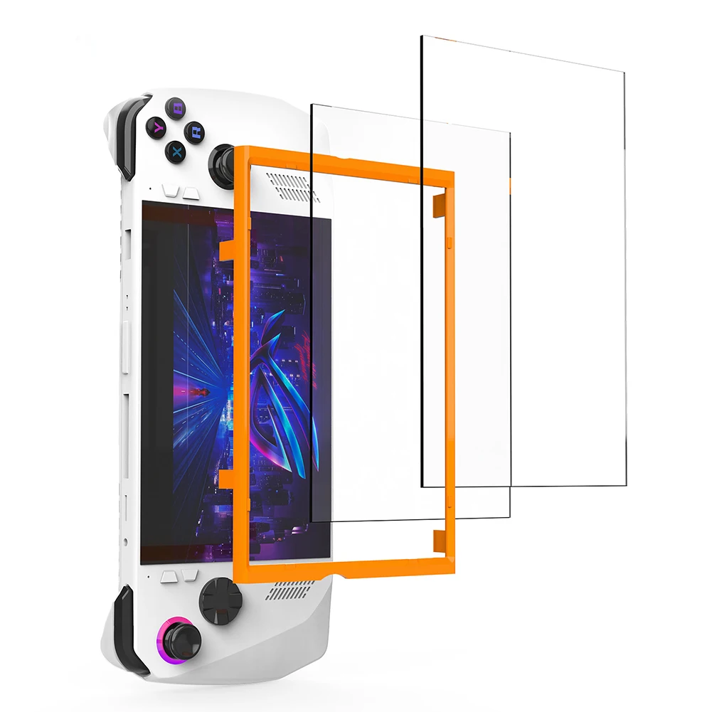 HD Game Console Tempered Film Scratch Proof Console Screen Protector Cover Explosion-proof Oil-resistant for ASUS Rog Ally