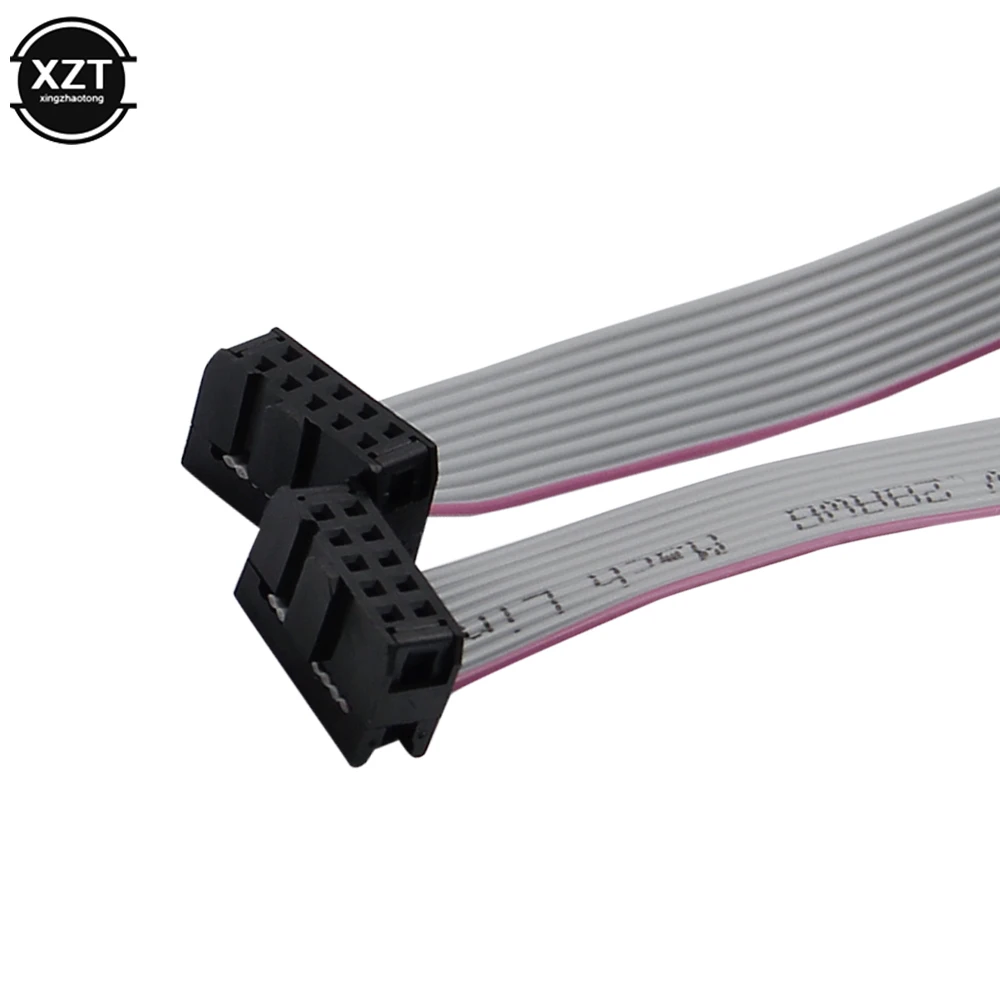 Placa base para chasis de PC, 2 puertos, serie RS232, DB9, puerto COM macho a IDC, Cable de 10 pines con extensor de soporte, Cable Cor