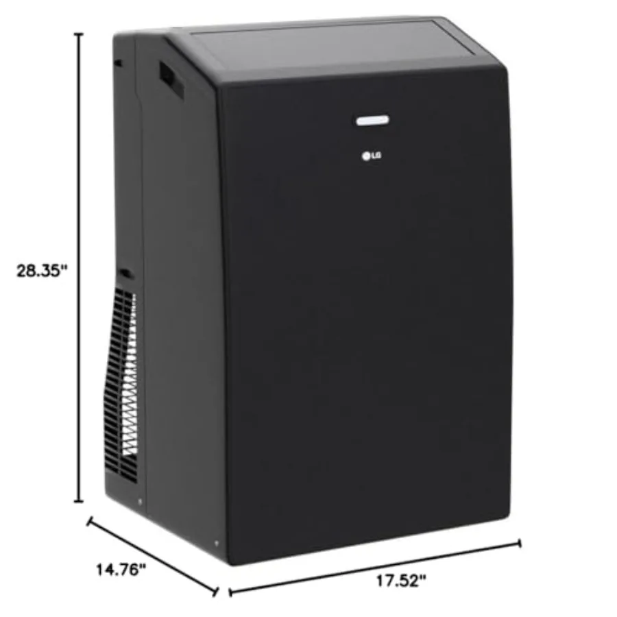 Portable Air Conditioner for Medium Large Rooms, 10000 BTU DOE,Black, Eco-friendly Quiet, WiFi App Remote, Easy Install, Cools