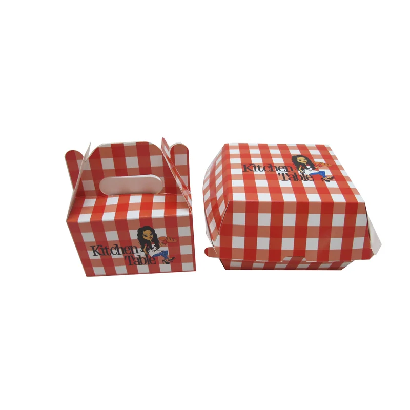 Customized productCustom Paper Burger Box For Burger Packaging