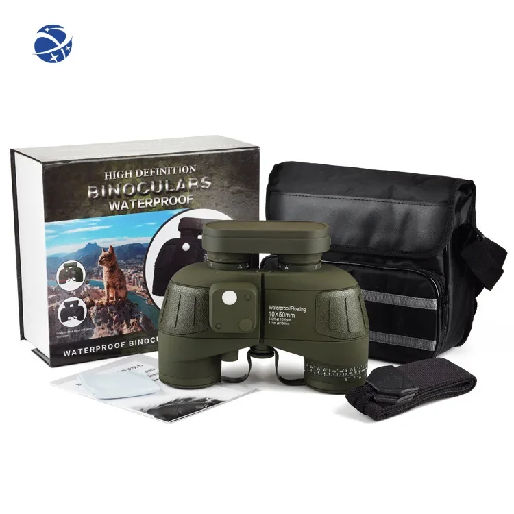 marine binocular 7x50 10x50 IPX7 waterproof dust proof porro prism  types of hunting binoculars powerful long range telescope