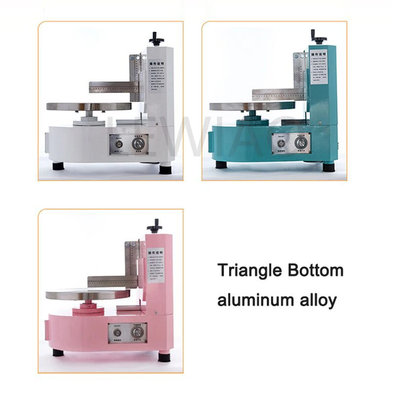 New Arrival Semi Automatic Birthday Cake Cream Coating Filling Machine 4-12Inch Cakes Cream Butter Spreading Daubing Icing Maker