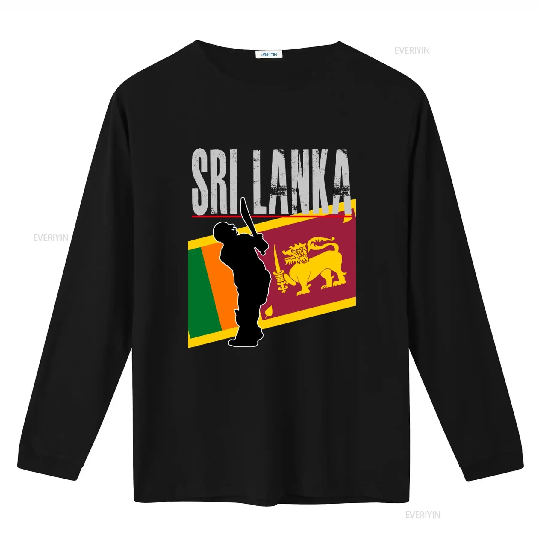 Sri Lanka Flag Cricket Player T Shirt for Fielders Bowlers Batsmen Supporters Stylish and Patriotic Design vintage Washed