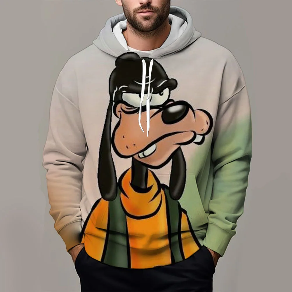 Disney Hoodies Gaofei 3D Print Man Women Retro Oversized Streetwear Y2k Hoodie Pullovers Hooded Sweatshirts Kids Clothing