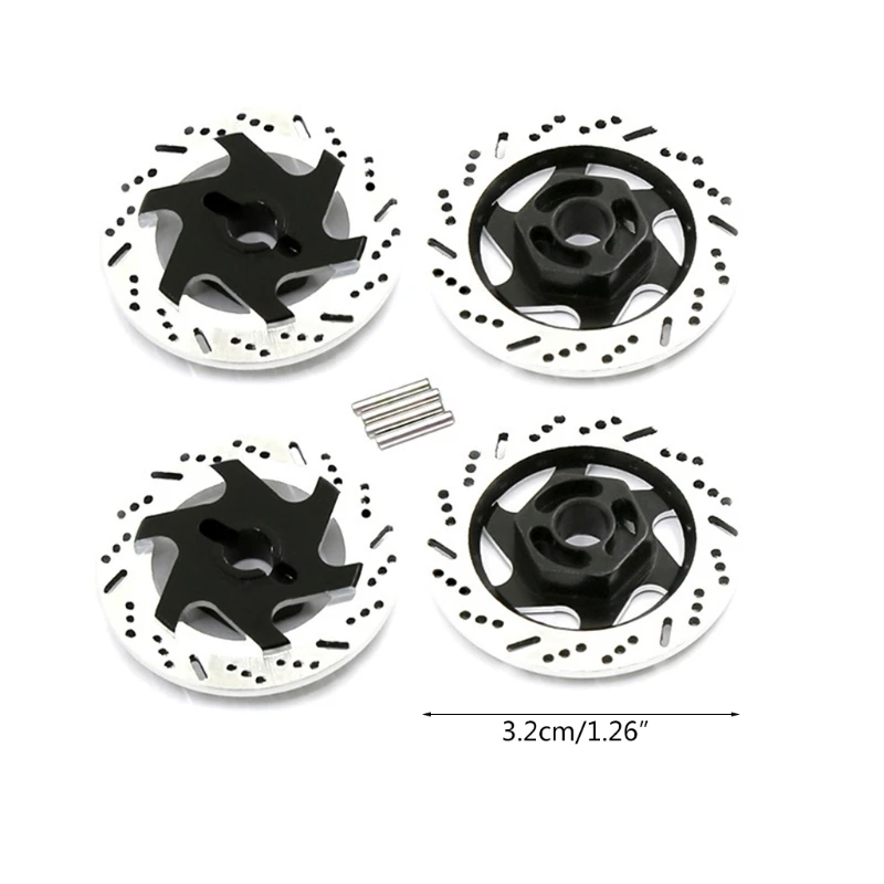 Simulation Brake Disc Metal Model Car Decoration Accessories Replacement Parts Durable 1/10 Crawler Car Drop shipping