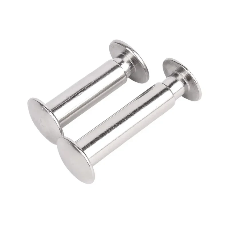 

M5 M6 304 Stainless Steel Semi Hollow Blind Rivet with Mushroom Head – Male Female Set Rivet for Handicrafts