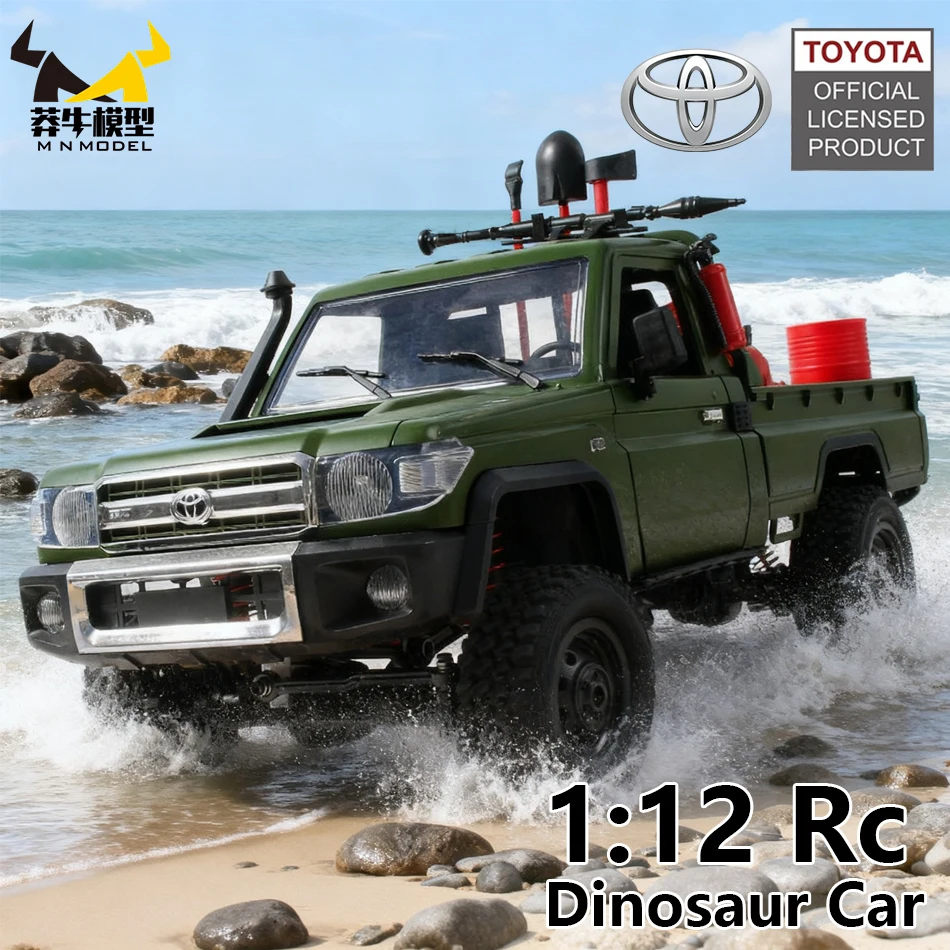 

MN МОДЕЛЬ 1:12 4X4 RC Бродягающий динозавр Внедорожник Дайвинг Трейфер Тур Транспортное средство Лопата Инструмент Грузовик Rock Crawler Модель игрушки для взрослых