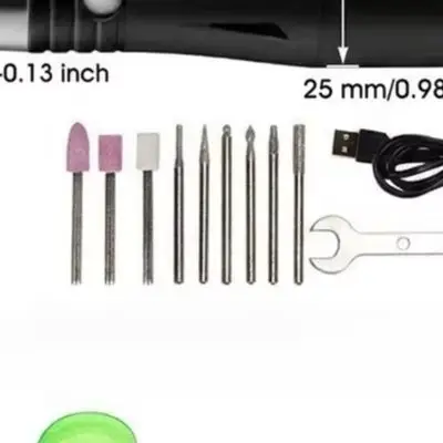 Electric Grinder Drill Engraving Pen 5000-15000r/min Polishing Tool for Fine Detail Work on Metal Wood Plastic Models