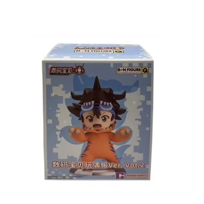 Bandai Digimon Gacha Capsule Blind Box Il secondo vestito da bambola Takaishi Takeru Yagami Hikari Anime Figure Toy per collezionisti