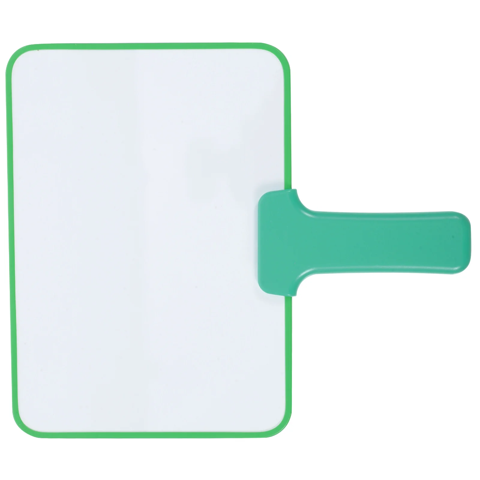 Handheld Whiteboard Dry Erase Answer Paddle Holding Sign Double Sided Whiteborad