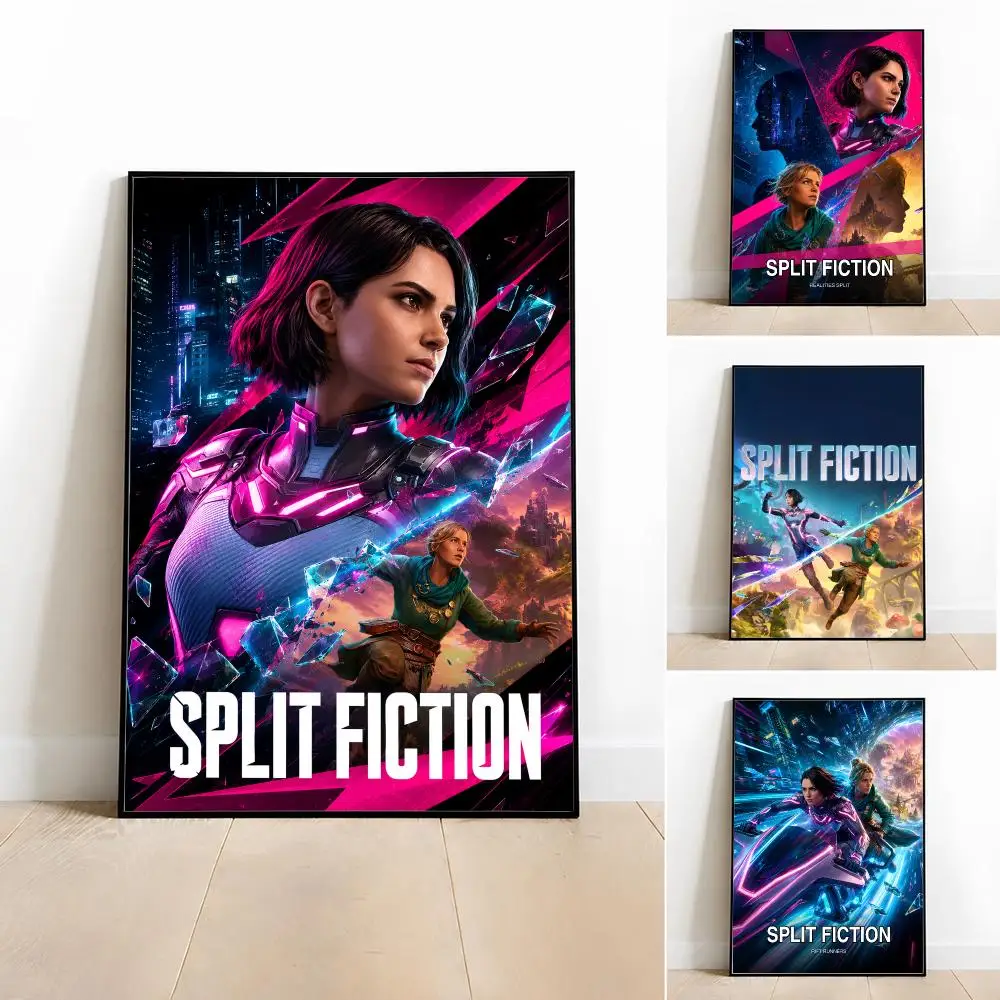 Game Split Fiction Poster Poster Room Wall Art Decor Waterproof Stickers For Home Bar Bedroom Decoration