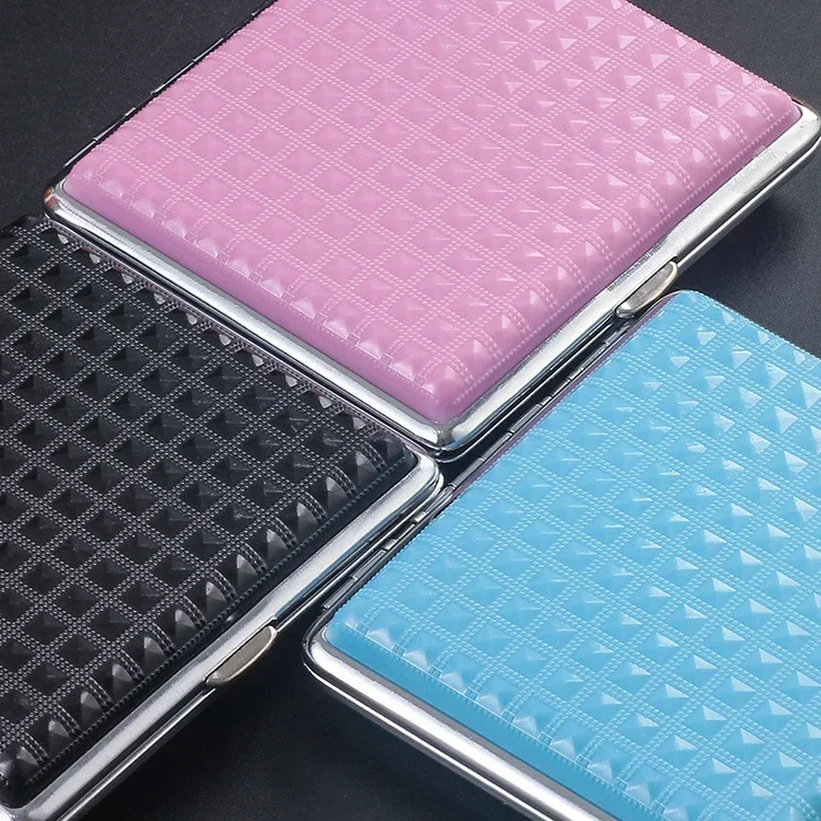 Plastic Cigarette Case Box Container Holder Portable Tobacco Cigarette Storage Box Case Hold 20 Cigarettes Case Cigarette Box