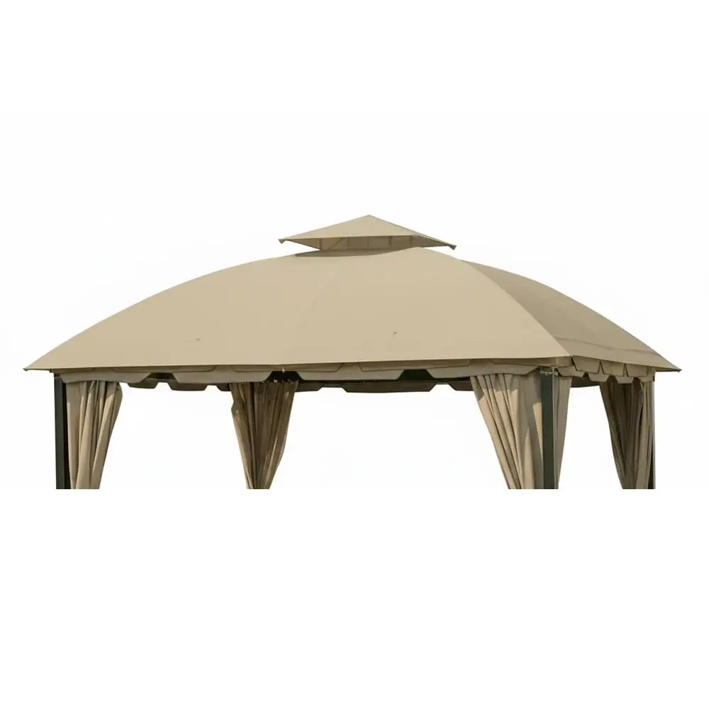 RipLock 350 Replacement Canopy Top Cover for 11' x 13' Gazebo, Reinforced Fabric, Customized
