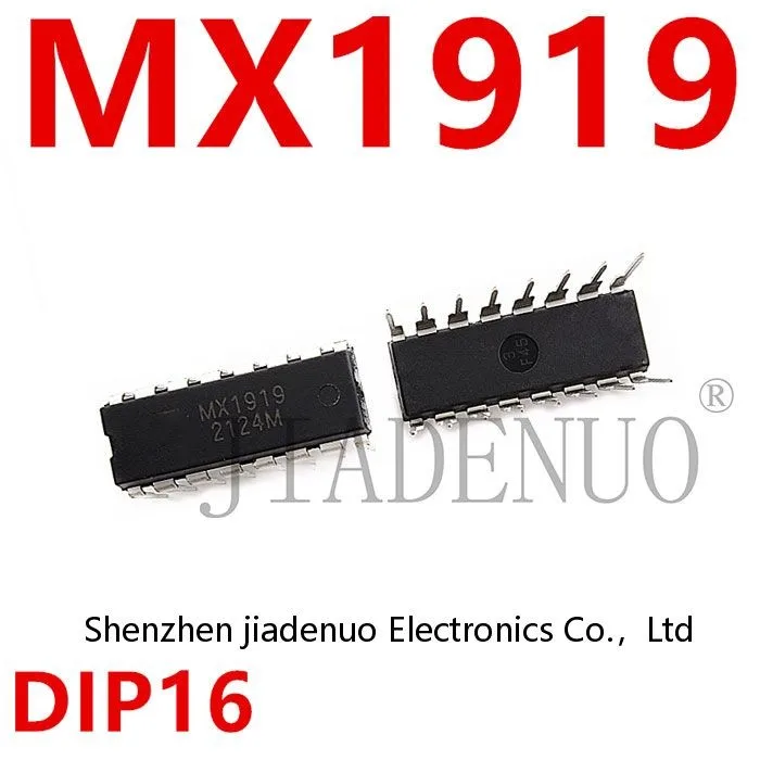 (5-10pcs)100% New MX1919 1919 DIP-16 motor drive chipset