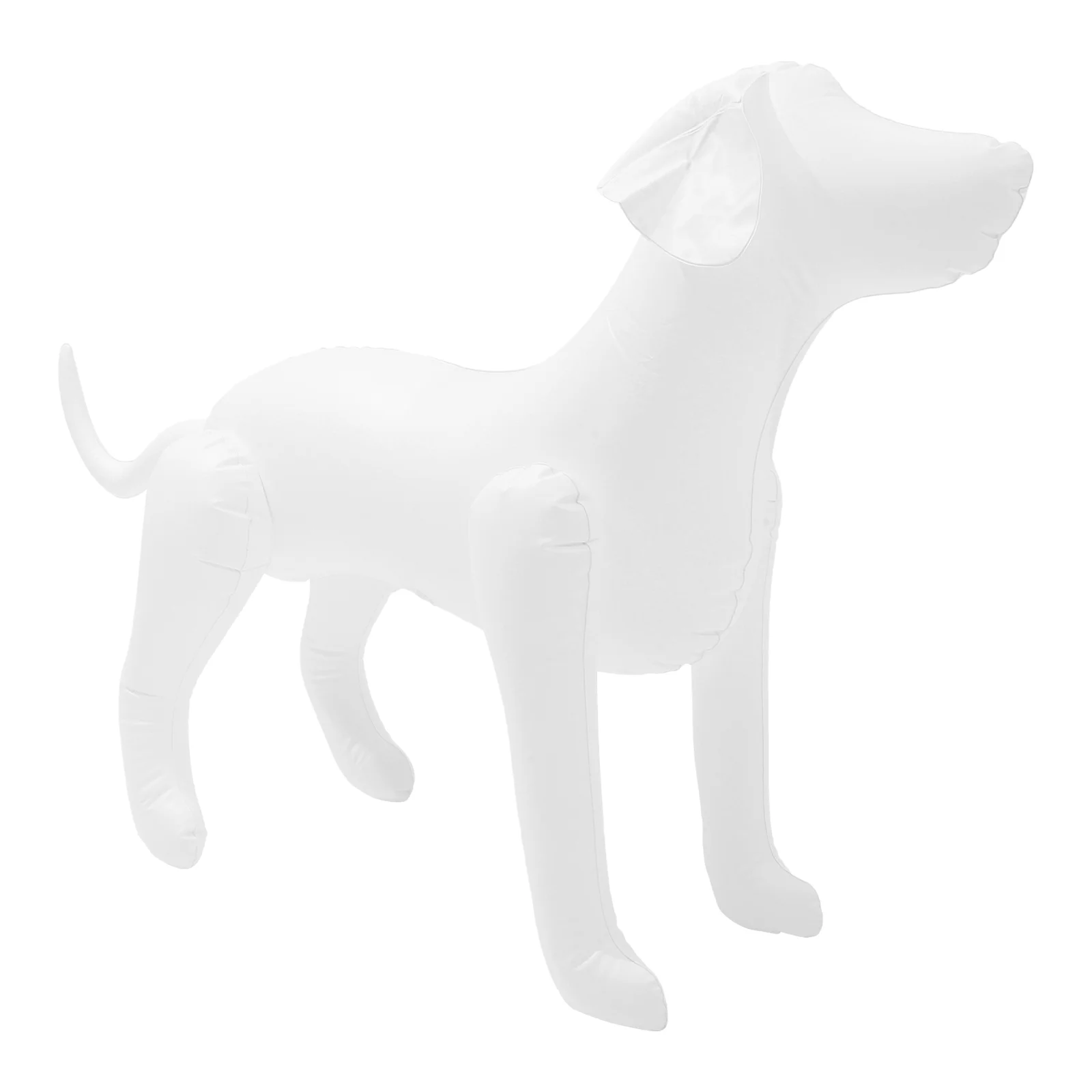 Apparel Pet Clothing Model Inflatable Dog Stage Prop Display Stand for Mannequin White