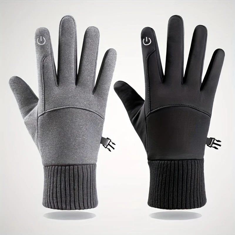 Waterproof Winter Gloves with  Screen Compatibility and Non-Slip Grip for Outdoor Activities