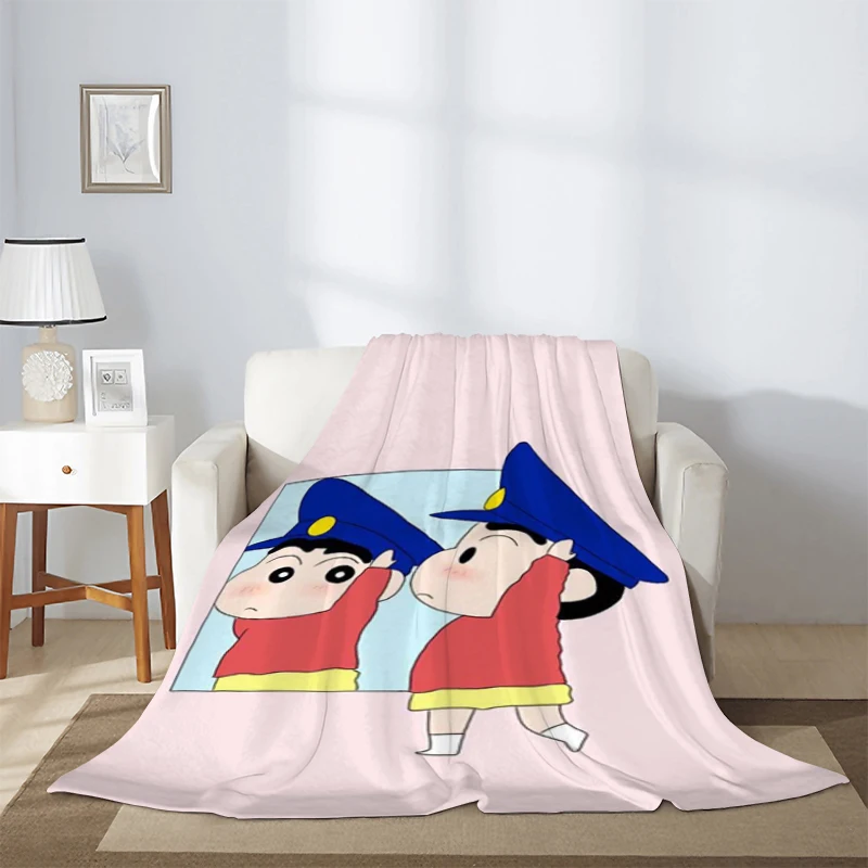 

Fleece Blanket C-Crayon Shin Chans Double Bed Blankets for Decorative Sofa Summer Comforter Furry Fluffy Soft Blankets & Throws