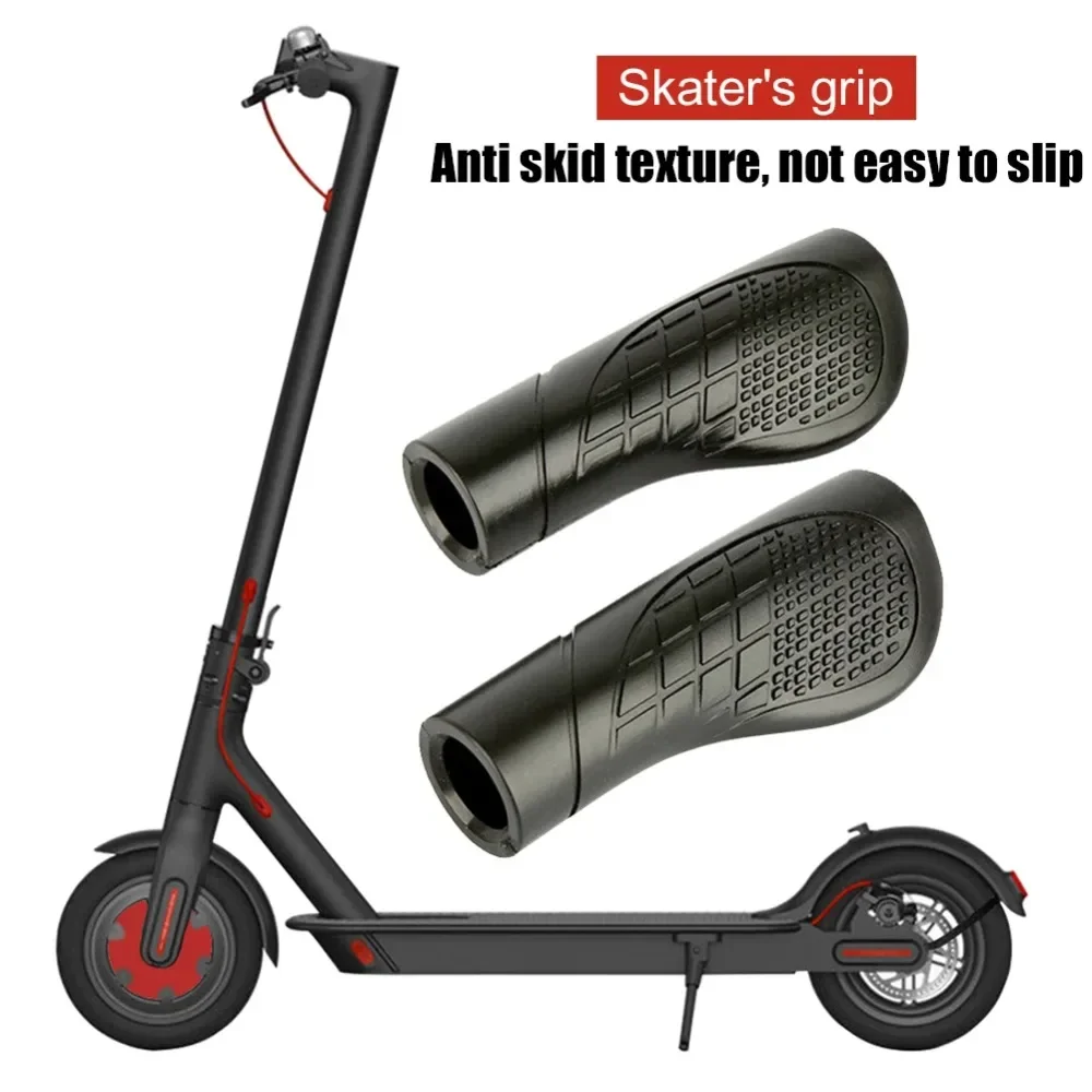 2021 2pcs Anti Slip Scooter MTB Bicycle Handlebar Fixed Gear Rubber Skateboard Grips Cover Handle Grips