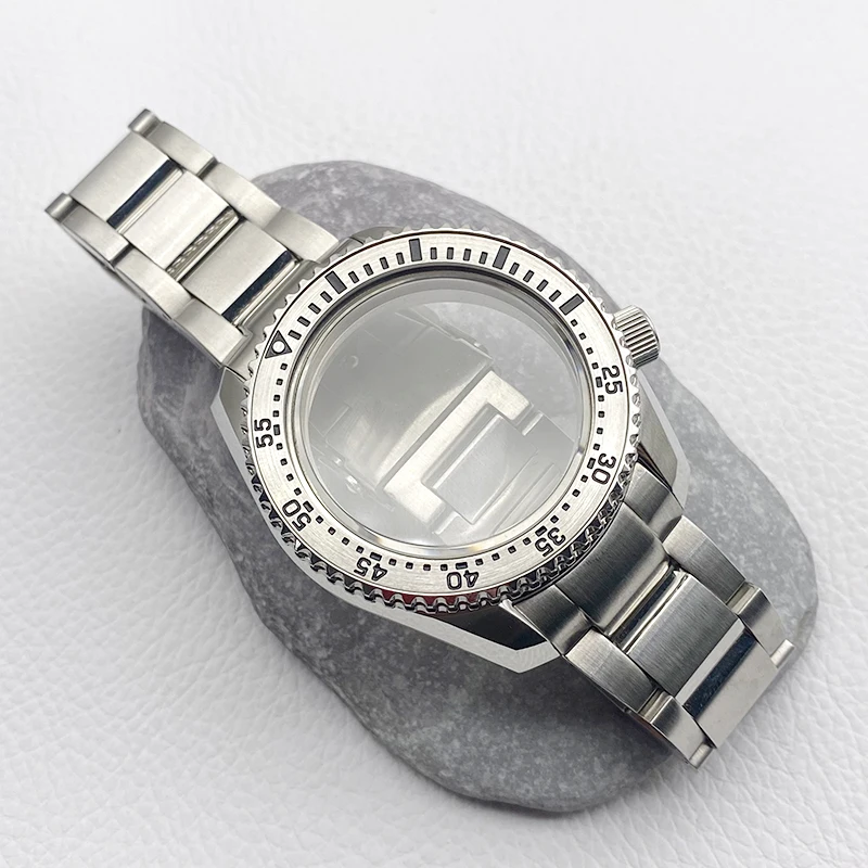 

NH35 Case SPB185 SPB187 Watch Case with Stainless Steel Bracelet SKX Bezel Insert Fit NH35 NH36 Automatic Movement Watch