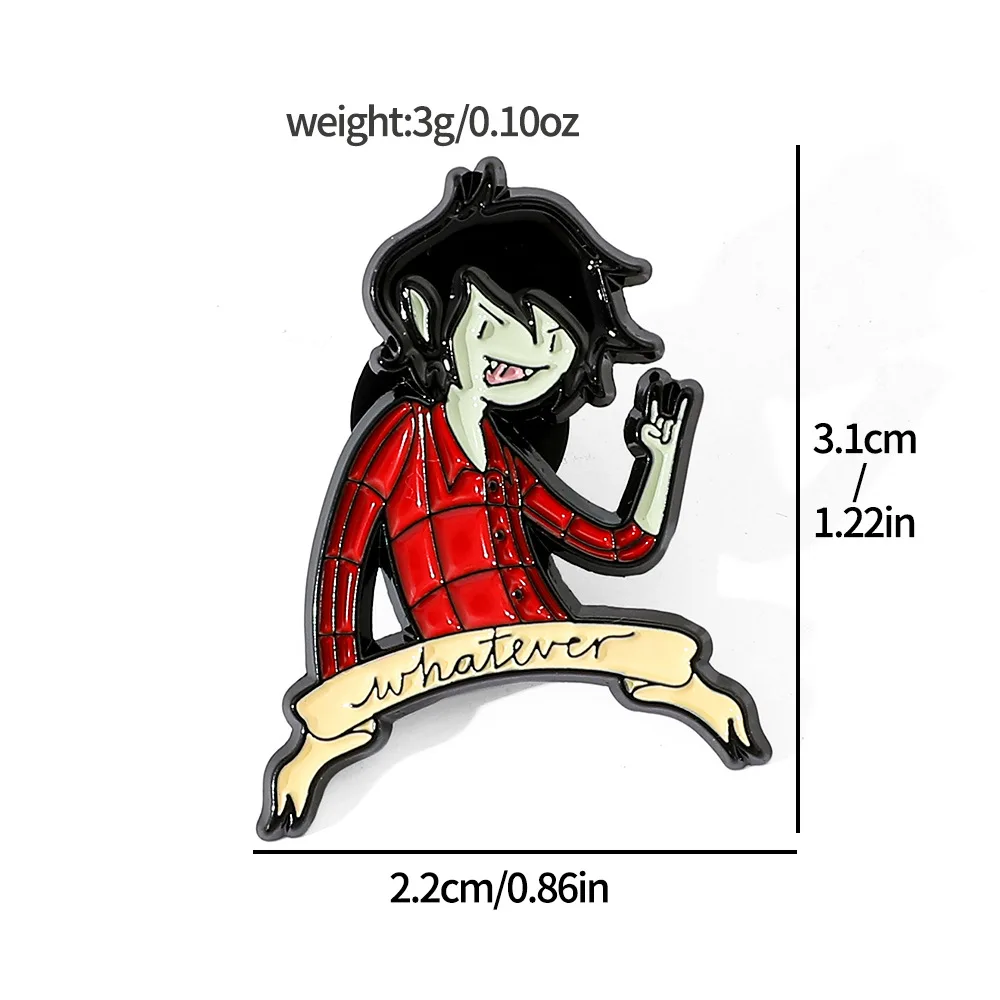 الكرتون مغامرة الوقت بروش لطيف أنيمي المينا دبوس موضة الحيوان شارة معدنية مجوهرات على ظهره الملابس والاكسسوارات