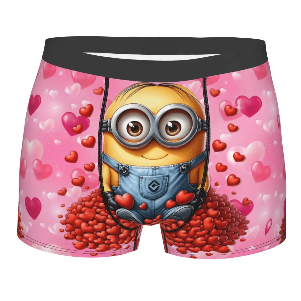 

Minions Cartoon Kawaii Film Underwear Men Stretch Anime The Rise Of Gru Boxer Briefs Shorts Panties Soft Underpants For Homme
