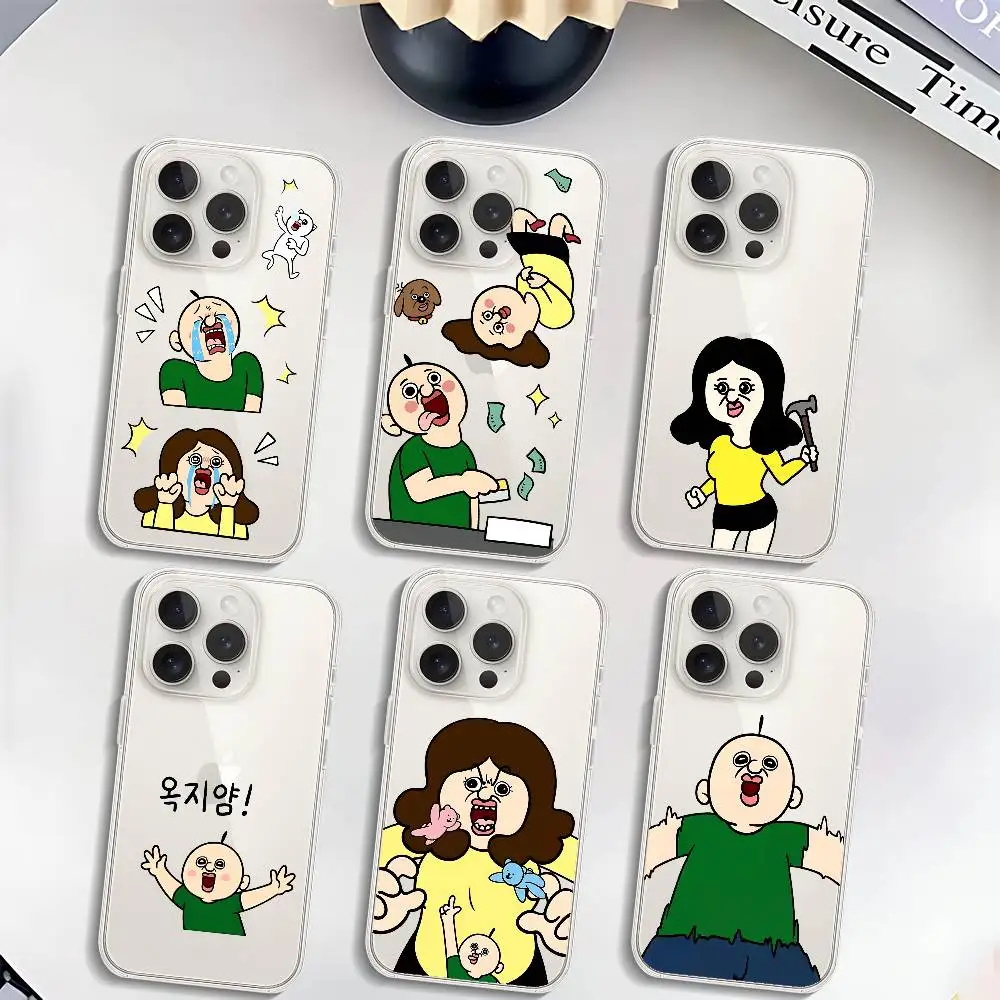 Lustige Bang Bang Tang Tang Handyhülle für iPhone 17 16 15 11 14 12 13 16 Pro Max X XR XS Max Plus Transparente Weiche Schutzhülle