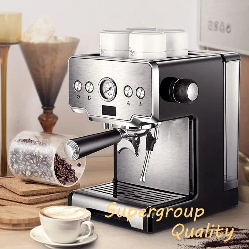 Cafetera Espresso, máquina semiautomática, recién llegada, comercial, para el hogar