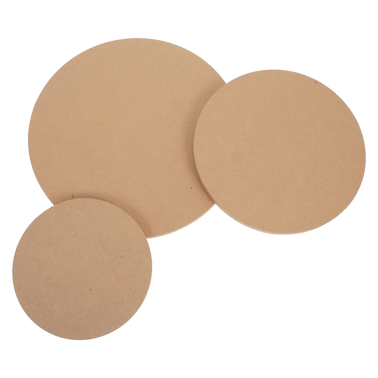 

3pcs High Density Wood Ceramic Drying Boards Smooth Round Sculpting Pottery Tools For Pottery Stackable Handbuilding Tools