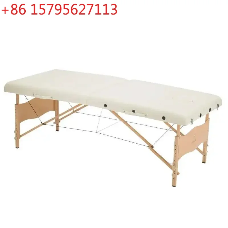 

Portable Folding Massage Bed for Physiotherapy and Tattoo Use, Comfortable and Adjustable Features, Ideal Salon Furniture.