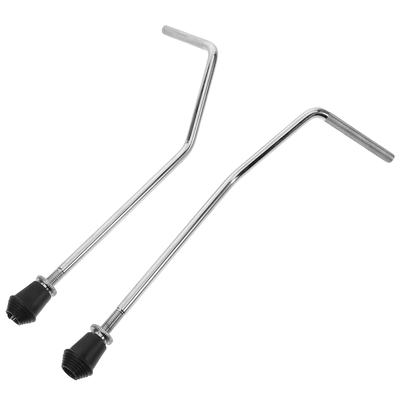 

2pcs Drum Kit Foot Replacement Bass Legs Aluminum Alloy Adjustable Bracket Snare Floor Stand Stable Support Anti Skid Metal