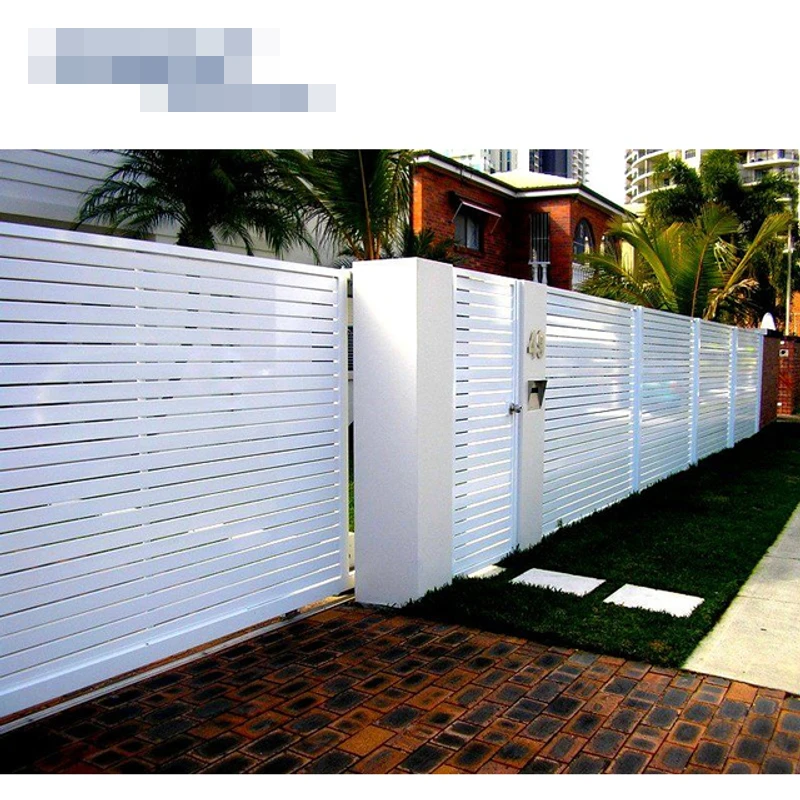 Clôture de confidentialité pour décoration de jardin, panneau étanche, plaque en bois et plastique, 