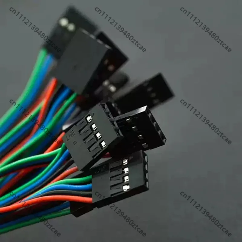 10PCS 30cm Gravity 4Pin I2C UART Sensor Cable, PH2.0 Terminal Connecting Wire for Maker Coding Experiment
