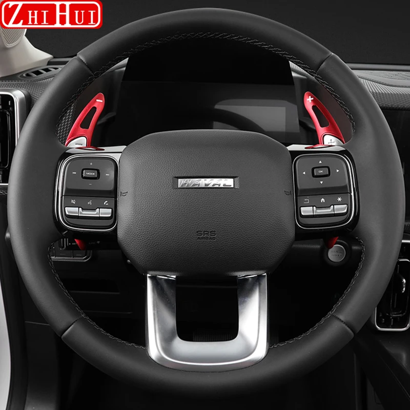 Fotografia 7: Liga de alumínio Volante Shifter Paddle, Prolongado Paddle para Haval Dargo I 2022-2024 1st Gen, Car Styling, Auto Acessórios