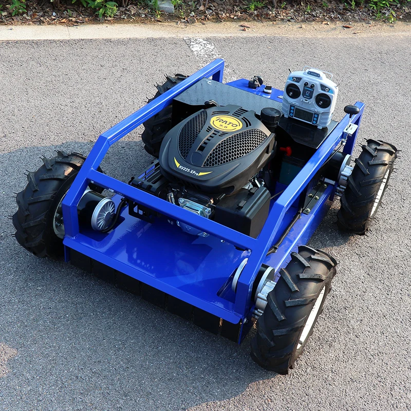 Aangepaste op afstand bestuurbare kleine 500 mm volautomatische Zero Turn robotgrasmaaier RATO 9.0 motor vierwielaandrijving
