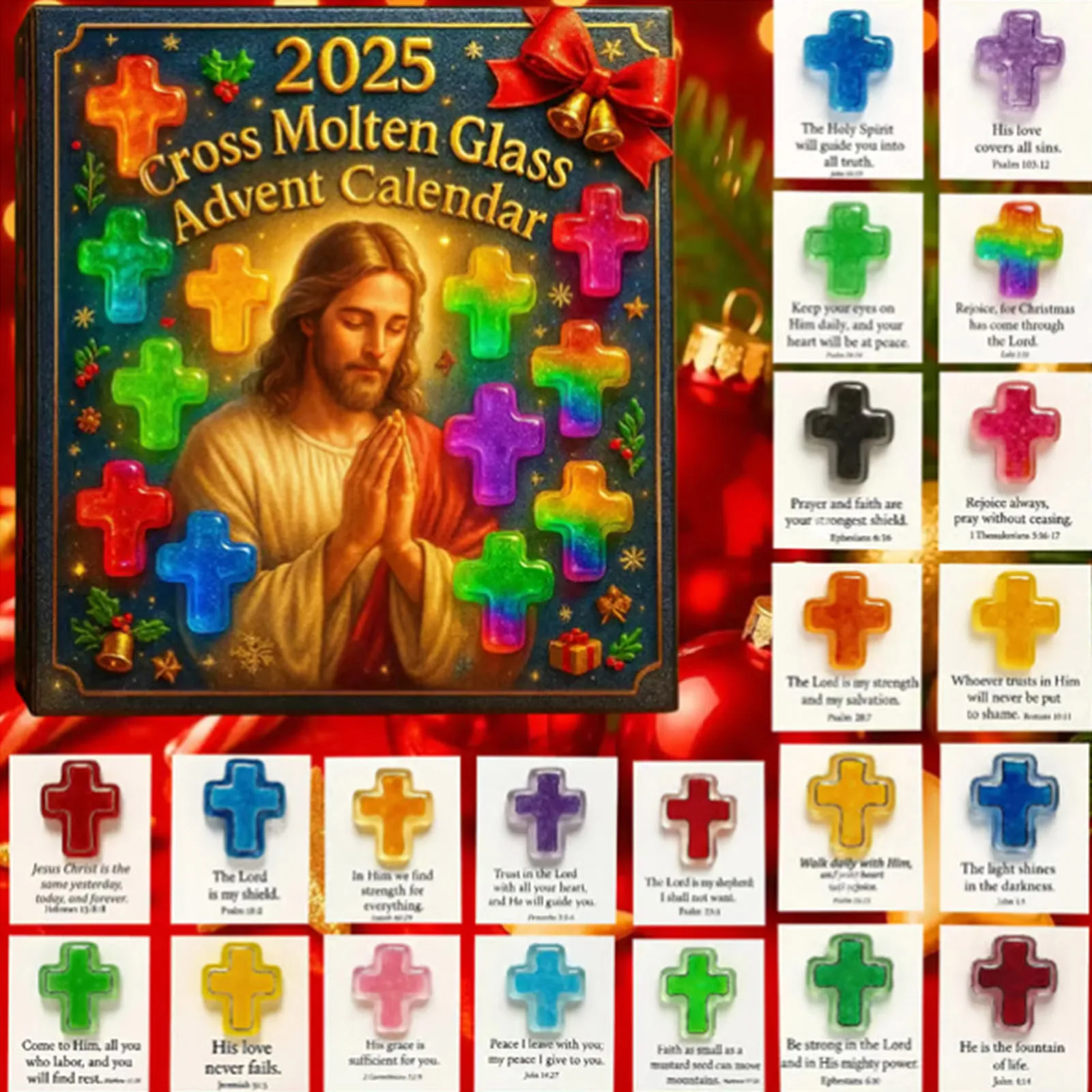 Minuterie de feu de circulation pour enfants, calendrier de l'avent sur le thème, pendentif d'anatomie du compte à rebours de noël contenant 24 minuteries de sable pour enfants de 2 minutes