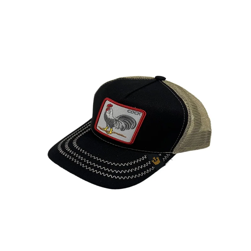 

Goorin Bros The Original Trucker The Rooster Black Bear Green Mens Winter Caps Soft Cap Baseball Cap Animals Black Hat Caps