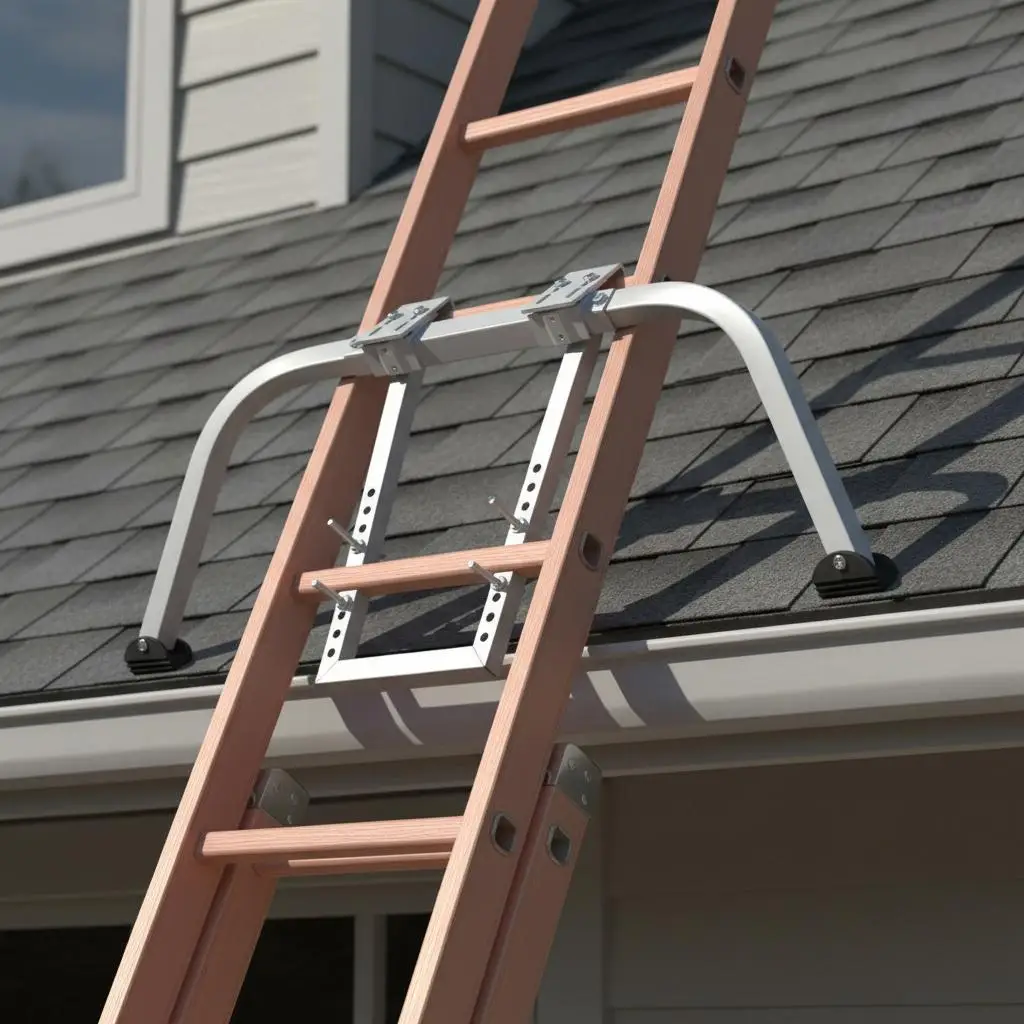

Опора-подставка Step Support Standoff 37x15x4 дюйма для обслуживания кровельных водостоков и дымоходов, сверхпрочная стальная конструкция, настенная, с широким расстоянием между опорами