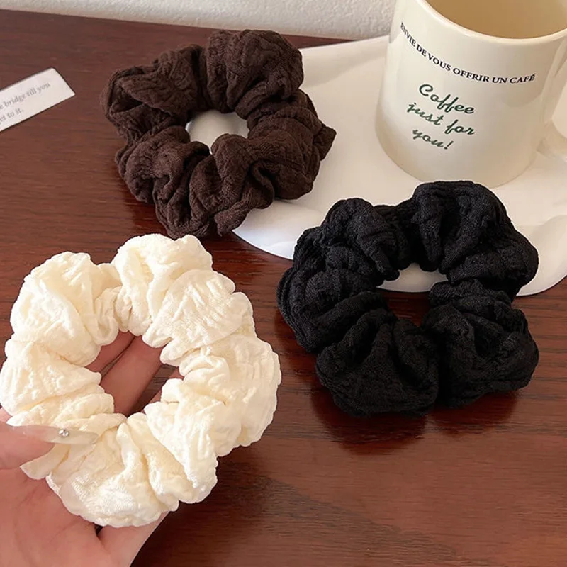 1/3 Stück Einfarbige, große Haargummis, vielseitige, einfarbige Haarbänder für Damen, elegante Haargummis für hohe Pferdeschwänze