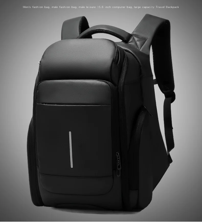 TAGDOT Waterproof Business Backpack 15.6 Inch Men Large Backpack Outdoor Travel Backbag