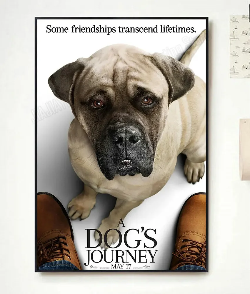 NP080 A Dog's Journey Movie 2 Classic Film Fashion Trend Beautiful Home Art Decor Silk Poster Wall Sticker Deco Gift