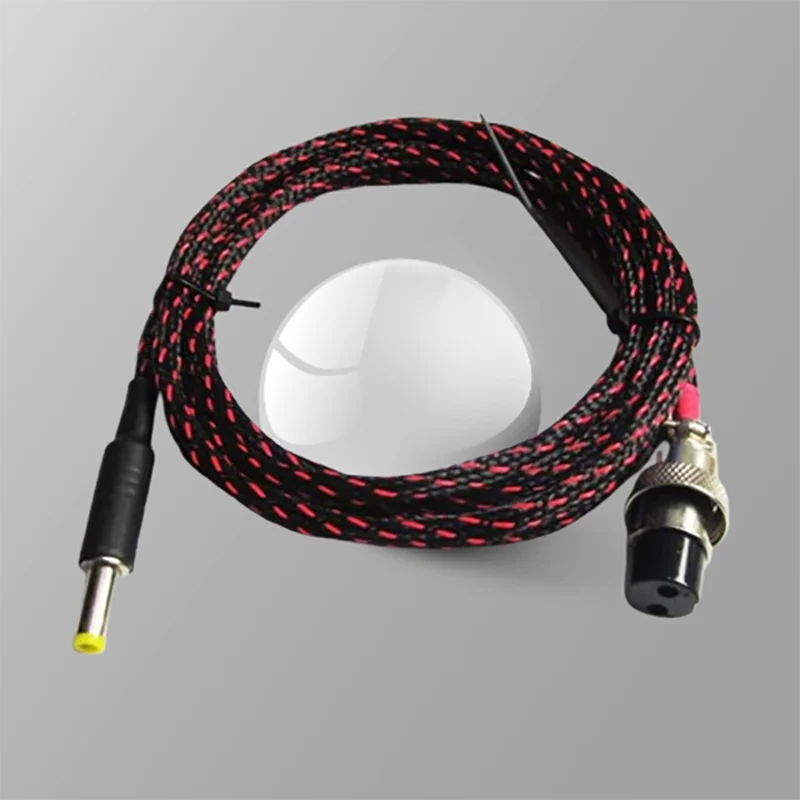 

GX16-2Pin 5.5x2.1mm DC Cord Pure Copper for Phono Preamp Linear Power Supply 1M