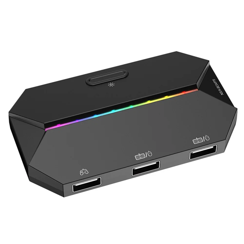 Adaptador de controlador conversor de mouse e teclado para jogos G6L para Switch Xbox One PS3