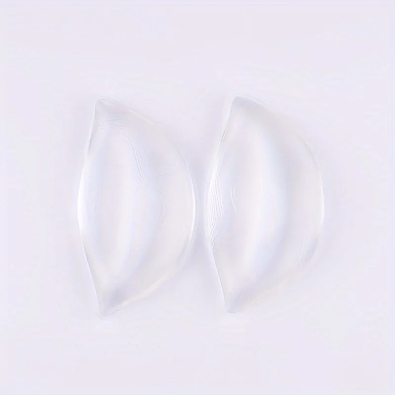 Reutilizável silicone push up sutiã inserções almofada triângulo forma realçador feminino adesivo invisível sem alças sem costas decote levantamento
