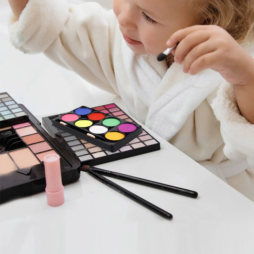 

8 Color Body Painting Face Oil Palette Children Stage Festival Party Long Lasting Vibrant Colors Easy Application Durable