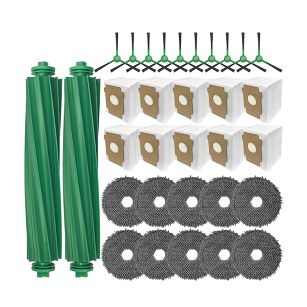 

B06B-Запасные части и аксессуары для Irobot Roomba Plus 405/505 Combo: основная и боковые щетки, мешок для пыли, сменные салфетки для швабры